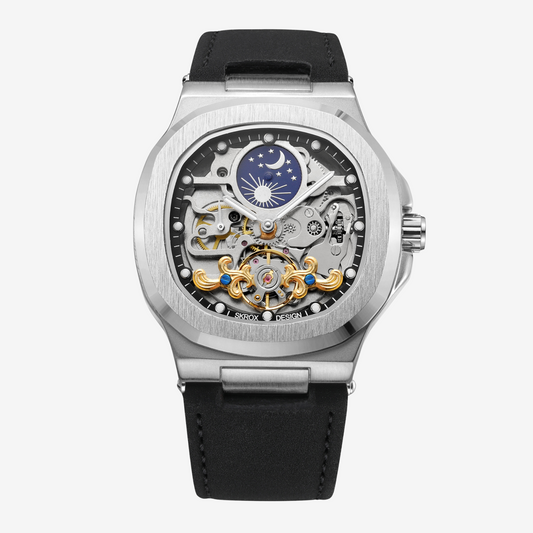 VORO® Cygnus Silver · 42mm — Plata Obsidian