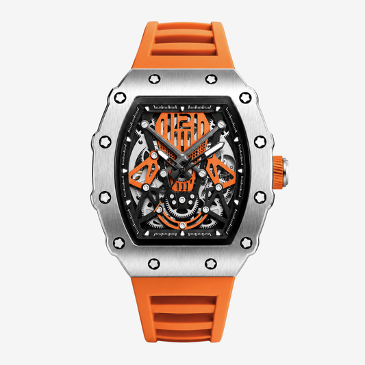 VORO® Auriga Amber · 42mm — Plata Ámbar
